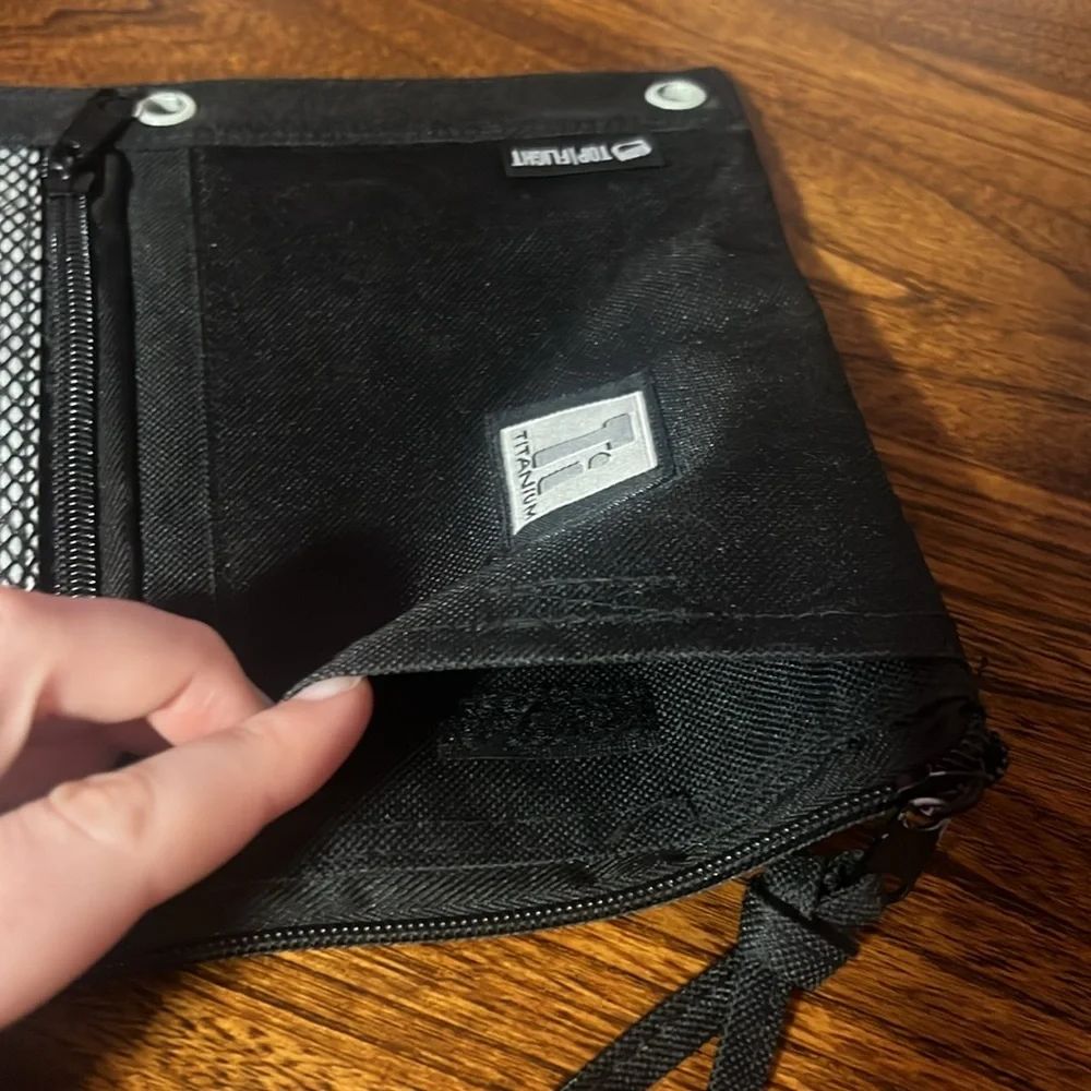 NWOT Black Pencil Case for 3 Ring Binder